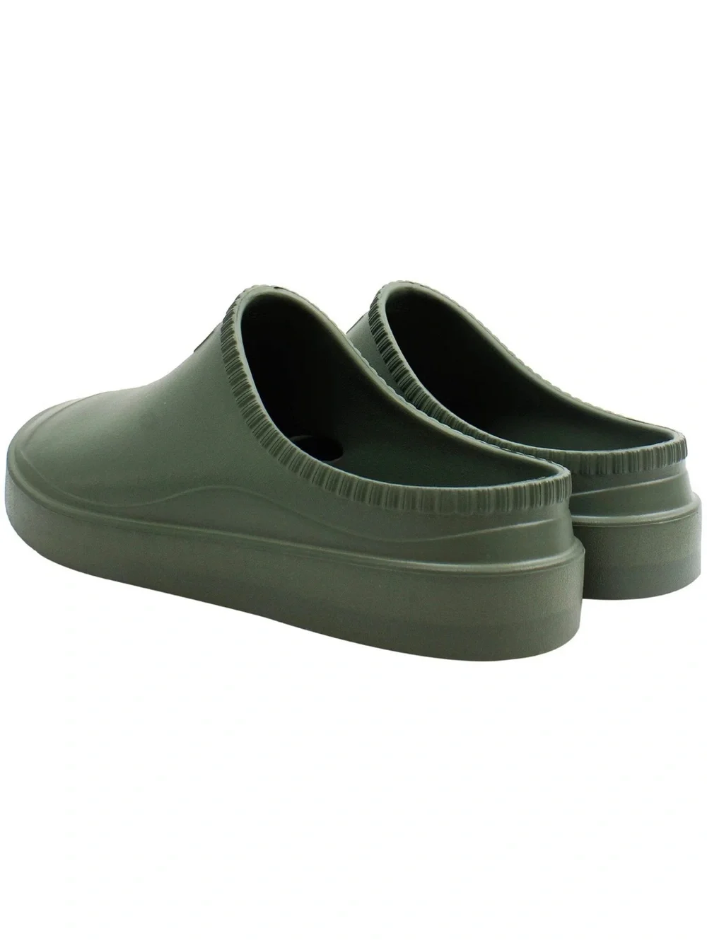 Hunter in/out bloom algae foam clog Slip-On in Olive/lichen Green. Unisex